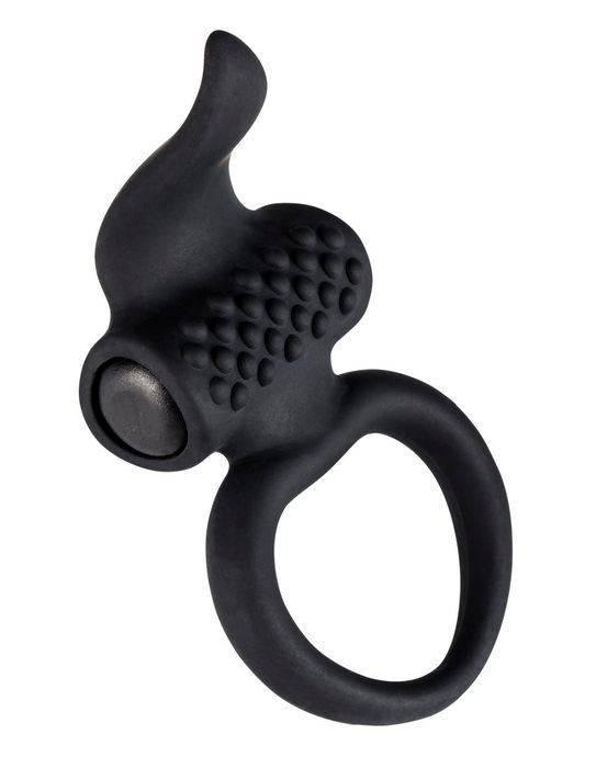 Adrien Lastic Lingus Black Vibrating C Ring