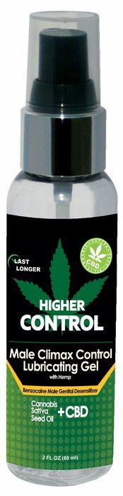 Higher Control Climax Control Gel W-hemp Seed Oil 2 Oz