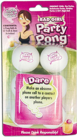 Bad Girl Beer Pong Game