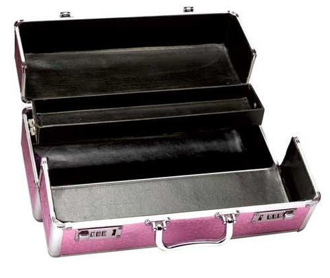 Lockable Vibrator Case Pink Large