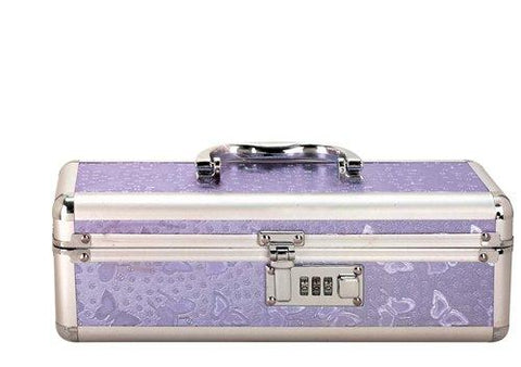 Lockable Vibrator Case Purple Small