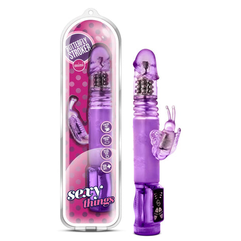 Butterfly Stroker Mini Purple