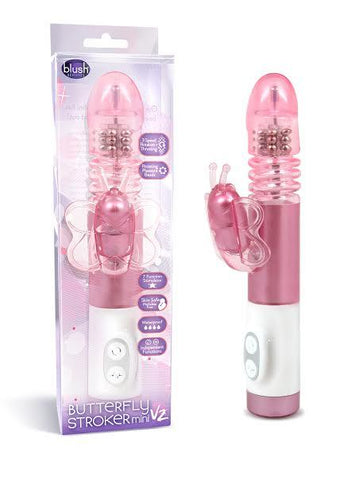 Luxe Butterfly Stroker Mini Pink