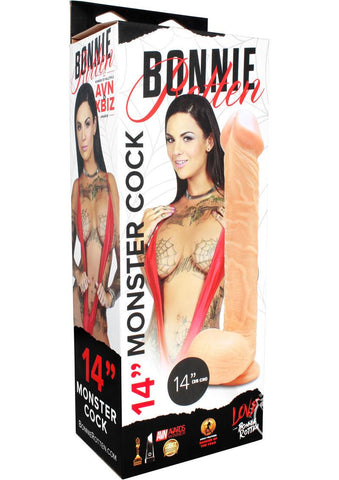Bonnie 14 White Monster Cock "