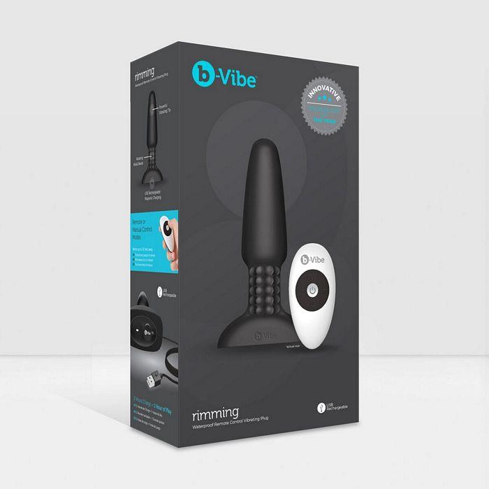 B Vibe Rimming Plug Black (net)