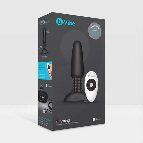 B Vibe Rimming Plug Black (net)