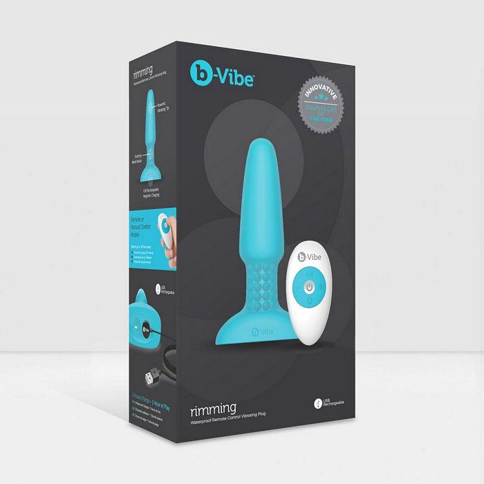 B Vibe Rimming Plug Teal (net)
