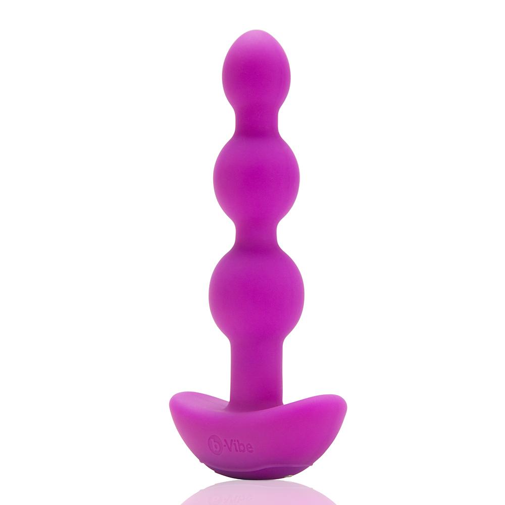 Triplet Anal Beads Fuchsia