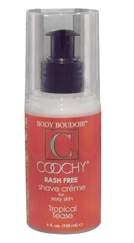 Coochy Shave Cream Tropical Tease 4 Oz