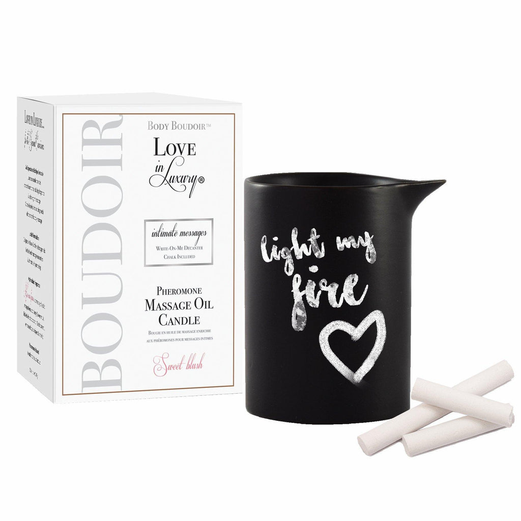 Lil Pheromone Soy Massage Candle Sweet Blush 5.2 Oz