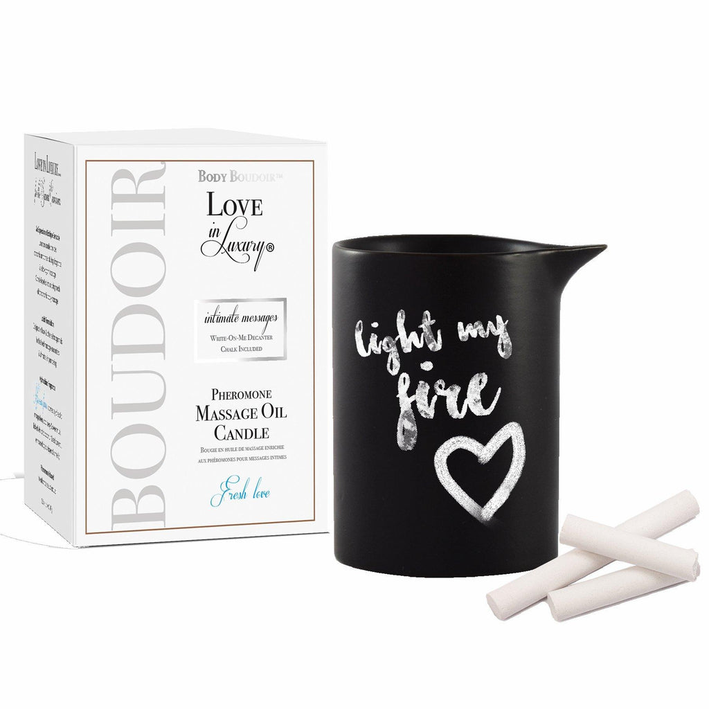 Lil Pheromone Soy Massage Candle Fresh Love 5.2 Oz