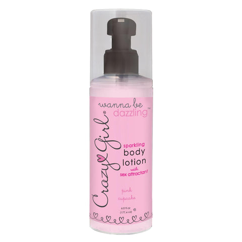 Crazy Girl Sparkling Body Lotion Pink Cupcake