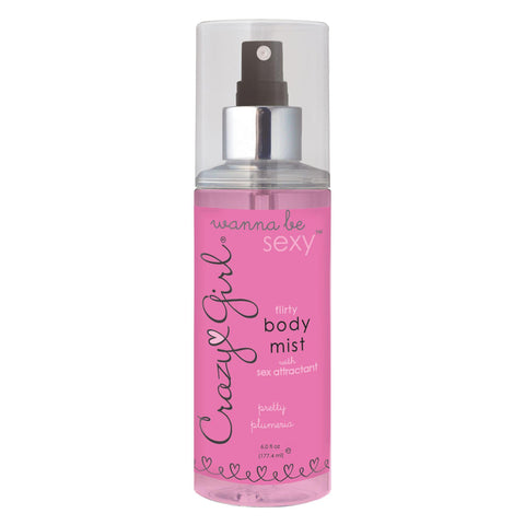 Crazy Girl Flirty Body Mist Plumeria 6 Oz