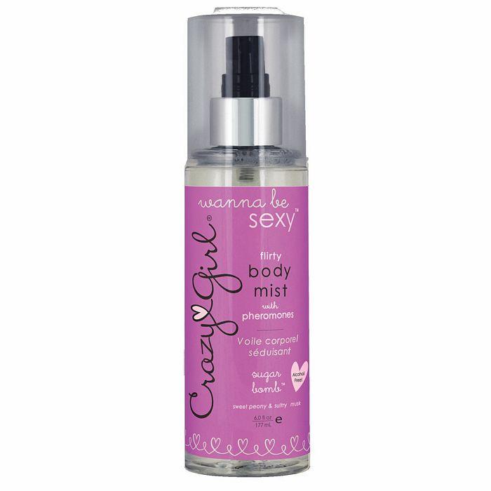 Crazy Girl Sexy & Flirty Pheromone Body Mist Sugar Bomb 6 Oz