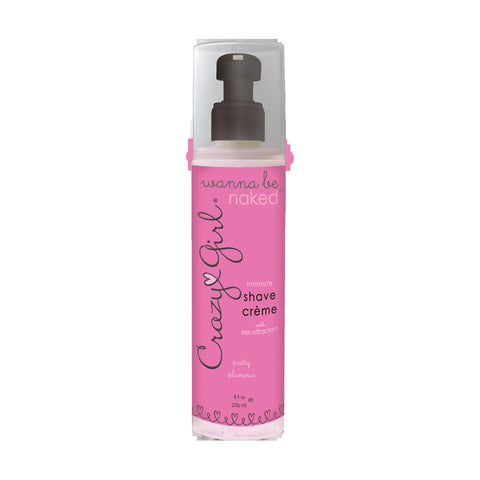 Crazy Girl Intimate Shave Creme Plumeria 8 Oz
