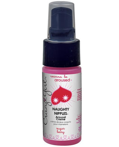 Crazy Girl Naughty Nipples Arousal Creme Sugar Berry 1oz