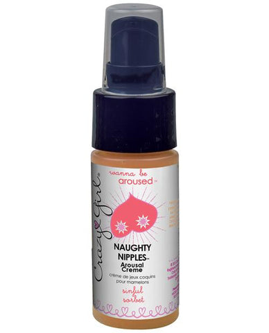 Crazy Girl Naughty Nipples Arousal Creme Sinful Sorbet 1oz