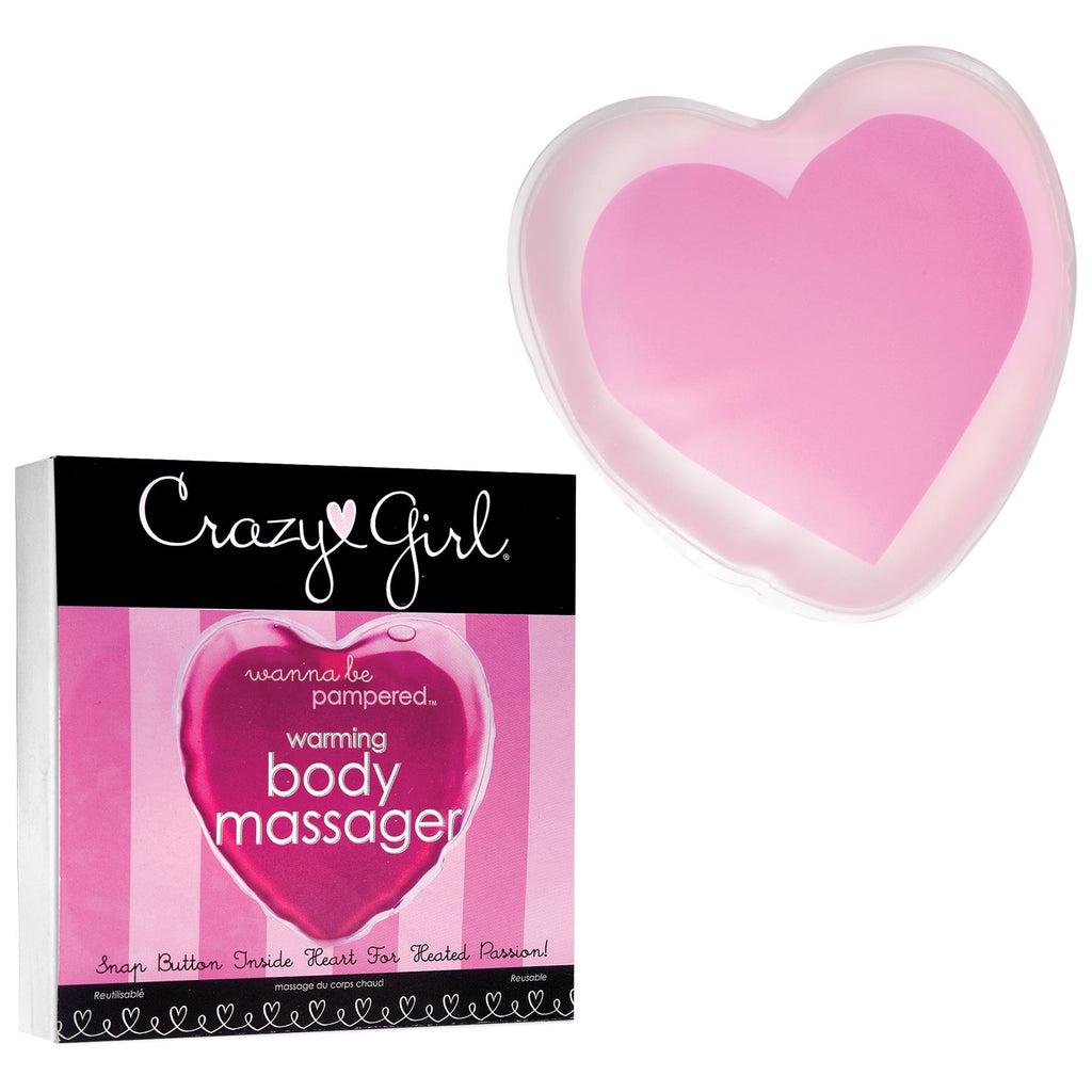 Crazy Girl Warming Heart Massager Pink