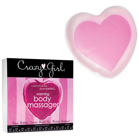 Crazy Girl Warming Heart Massager Pink