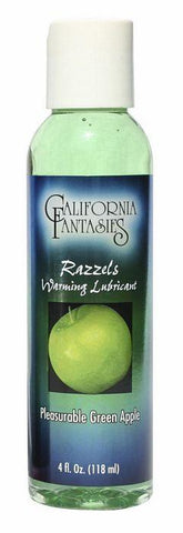 Razzels Green Apple Warming Lube 4 Oz