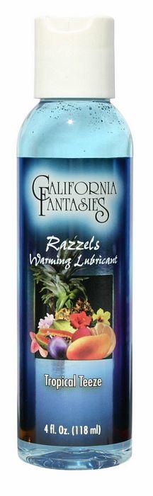 Razzels Tropical Teeze Warming Lube 4 Oz