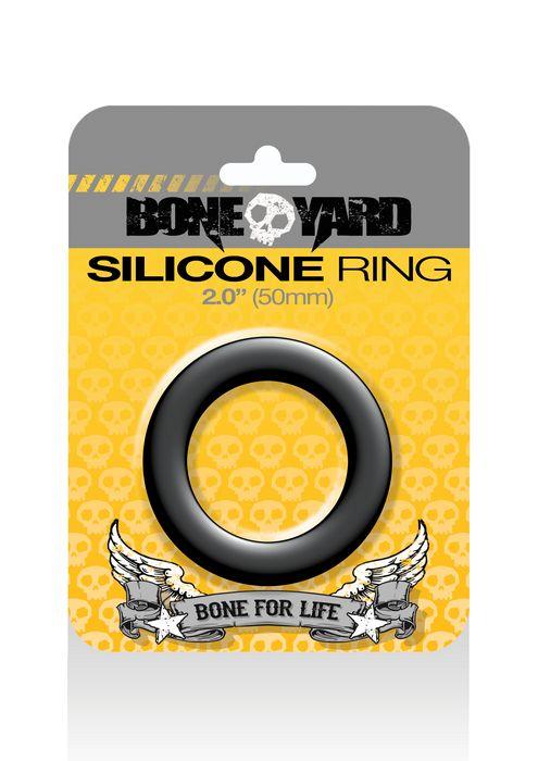 Boneyard Silicone Ring 50mm Black
