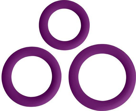 Gossip Love Ring Trio Violet