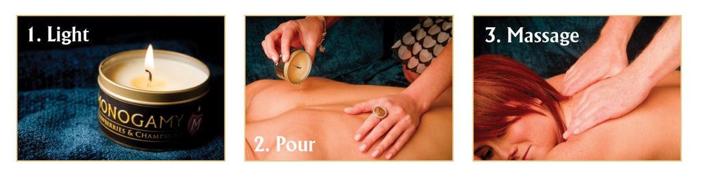 Monogamy Massage Candle Strawberry