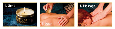 Monogamy Massage Candle Strawberry
