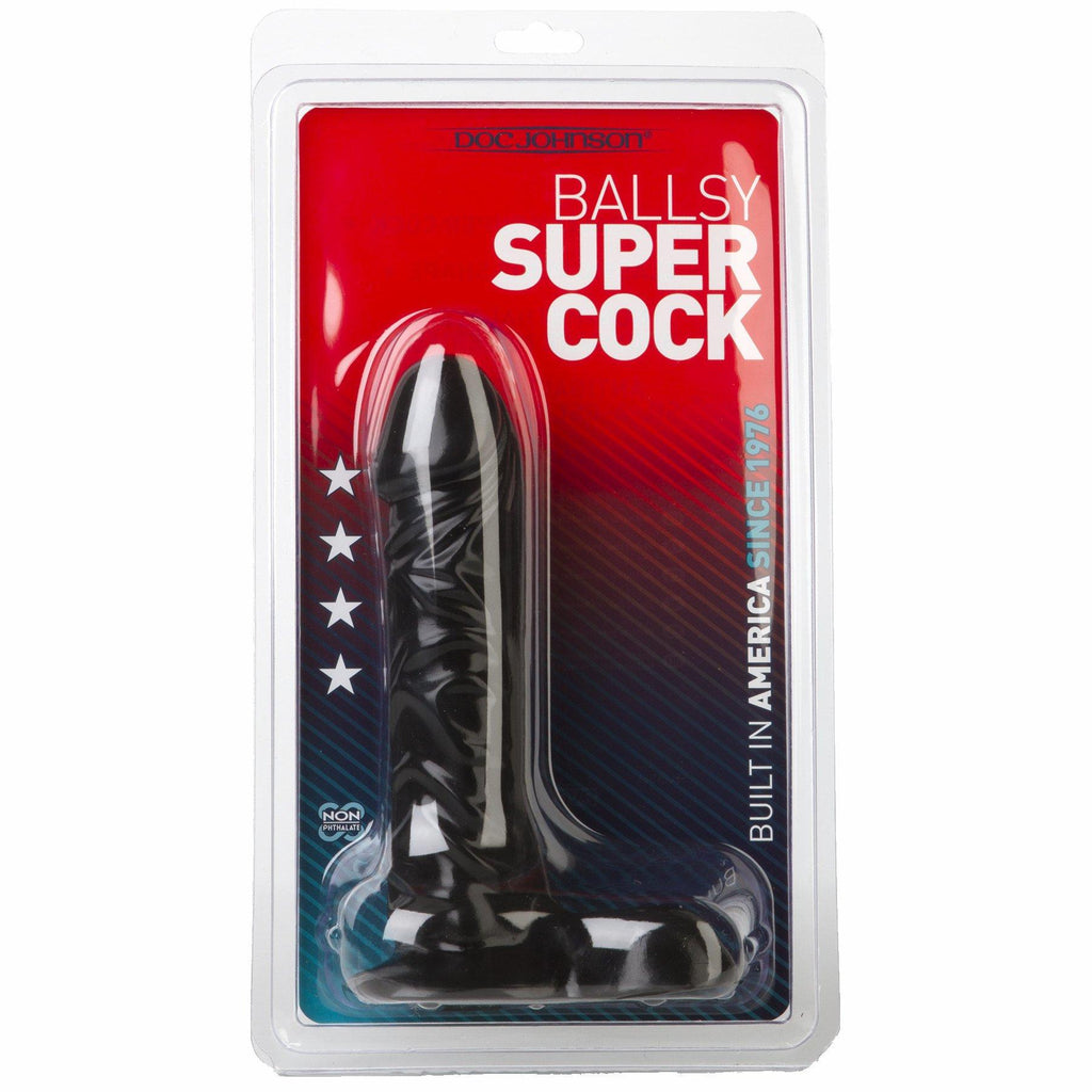 Ballsy Super Cock-black 7in X 1.75in Cd