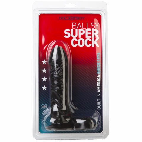 Ballsy Super Cock-black 7in X 1.75in Cd