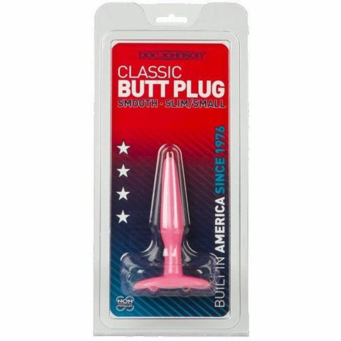 Classic Butt Plug-hot Pink Slim Small Cd