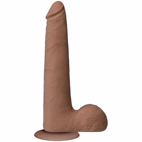 Realistic Cock Slim 9 Brown "