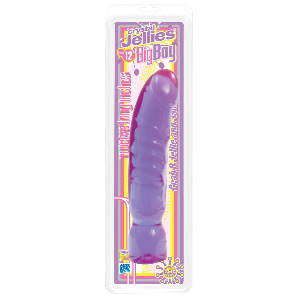 Crystal Jellies Big Boy Purple Dong 12in