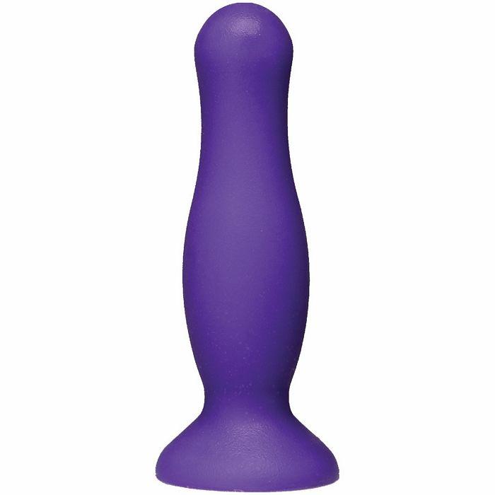American Pop Mode Anal Plug 4 Purple Silicone "