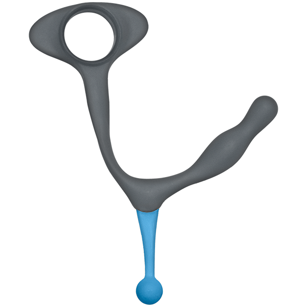 Optimale Duo C Ring-p Massager Silicone Slate
