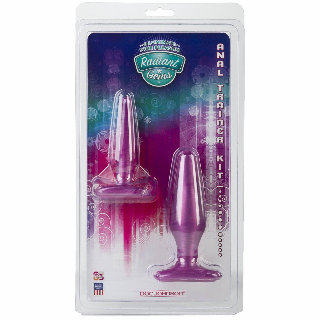 Radiant Gems Anal Trainer Kit Purple