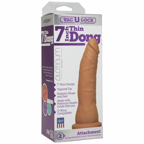 Vac U Lock Platinum 7in Thin Dong Brown