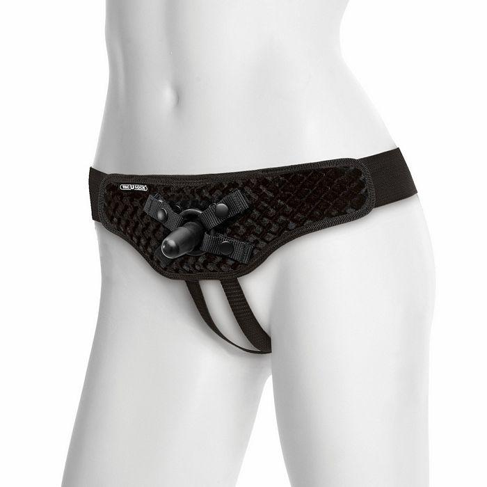 Vac U Lock Crotchless Velvet W-plug