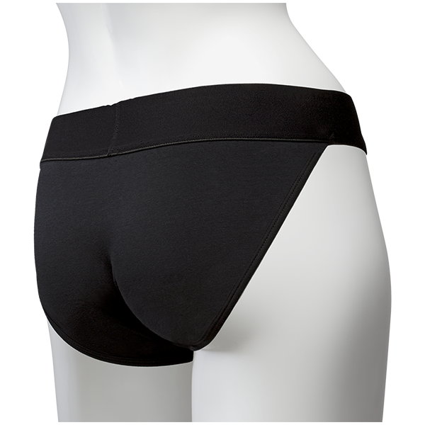 Vac U Lock Full Back Panty Harness Black S-m
