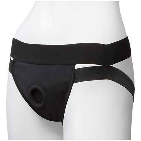 Vac U Lock Dual Strap Panty Harness Black S-m