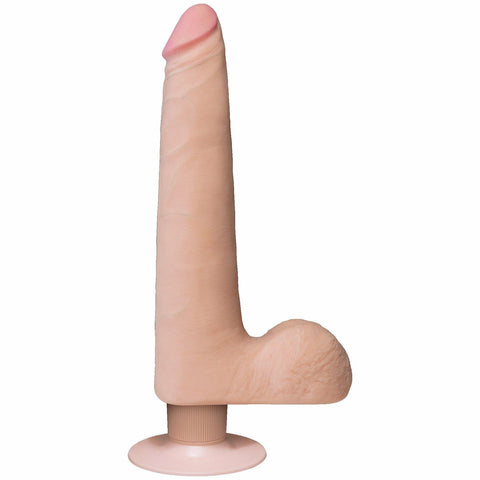 Realistic Cock 9 Slim Vib. White "