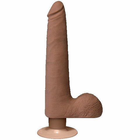 Realistic Cock 9 Slim Vib. Brown "