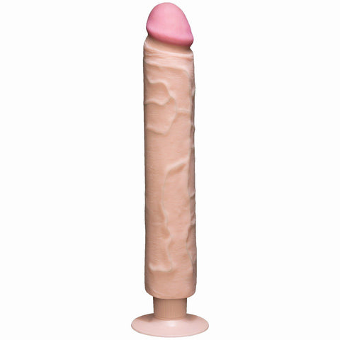Realistic Cock 12 Vib. White