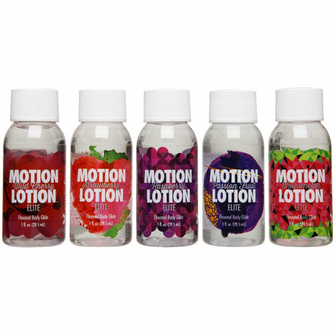 Motion Lotion Elite 5 Pack Sampler 1 Oz