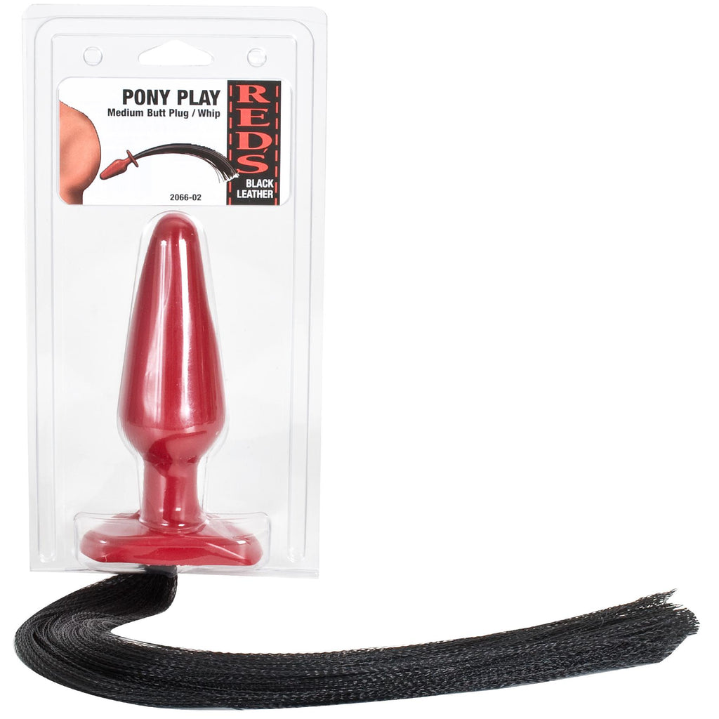 Pony Play Butt Plug-med Bx