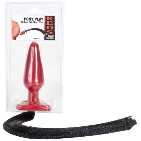 Pony Play Butt Plug-med Bx