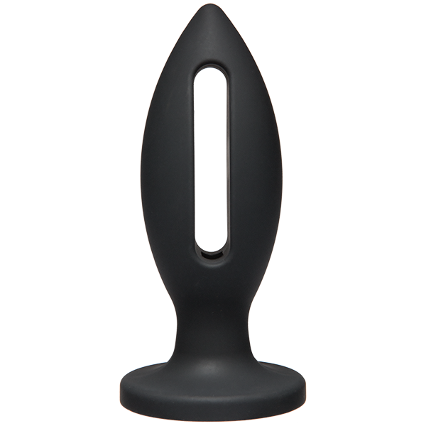 Kink Wet Works Lube Luge Premium Silicone Plug 5 Black "