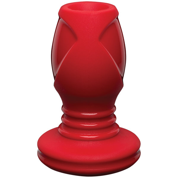 Kink Wet Works Explore Platinum Premium Silicone Plug 3.5 Red"