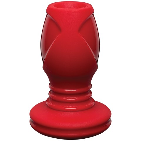 Kink Wet Works Explore Platinum Premium Silicone Plug 3.5 Red"